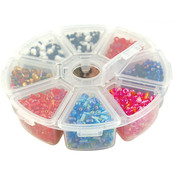 4-Inch Bead Storage Organizer Box,8-Pack