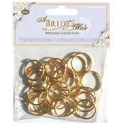 Gold Wedding Rings, 24-Pack