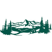 Cardstock Laser Die-Cuts-Mountain Range