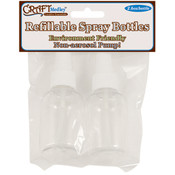 Pump Spray Plastic Bottles 2.6oz 2/Pkg