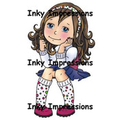 Inky Impressions Stamps, Angelica's Daydream