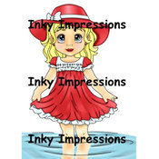 Inky Impressions Stamps, Water Lili