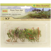Multicolored Flower Trees, 8-Pack