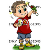 Inky Impressions Stamps, Nicholas' Firefly Frenzy