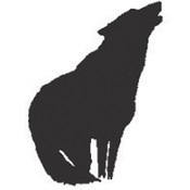 Art Impressions Wilderness Stamp, Howling Wolf
