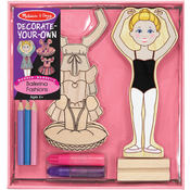 Wooden Magnetic Ballerina Fashions