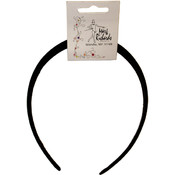 Satin Headband, Black