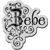 Stampendous Cling Rubber Stamp, Bebe