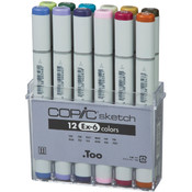 Copic Sketch Markers 12 Piece Set-Ex-6