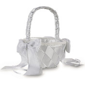 Timeless Flower Basket 6"x5.5"x7.5"-White