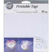 Circle Tags 80/Pkg-White