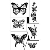 Rub 'n' Etch Glass Etching Stencils 5"X8" 1/Pkg-Bu