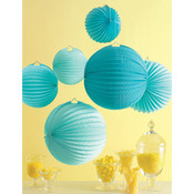 Accordion Lantern 1/Pkg-Blue