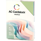 Cardstock Pack 5"X7" 60/Pkg-Pastels