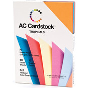 American Crafts Cardstock Pack 5"X7", Tropicals