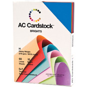Cardstock Pack 5"X7" 60/Pkg-Brights