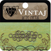 Vintaj Metal Jump Rings 24/Pkg-4.75mm
