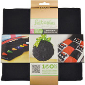 Feltables Craft Pack Printed Felt 36"X36"-Black