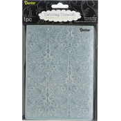 Embossing Folder Background 5"X7"-Damask