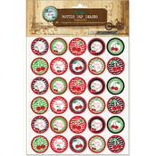 Vintage Bottle Cap Images 1"-Cherry Girl