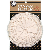 Canvas Flower-Natural