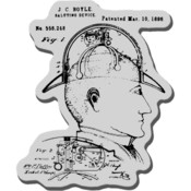 Stampendous Cling Rubber Stamp-Patent Man