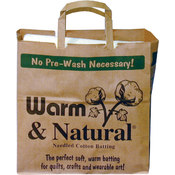 Warm &amp; Natural Cotton Batting-Twin Size 72"X90"