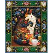 Jigsaw Puzzle 1000 Pieces 24"X30"-Painted Cat