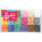 Giant Bead Box Kit 2300 Beads/Pkg-Pearl
