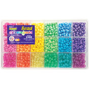 Giant Bead Box Kit 2300 Beads/Pkg-Brights