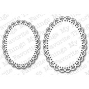 Die-Namics Die-Oval Open Scallop Doily Duo