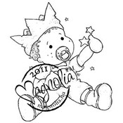 Princes &amp; Princesses Cling Stamp-Baby Edwin