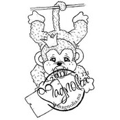 Princes &amp; Princesses Cling Stamp-Sally The Monkey