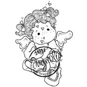 Princes &amp; Princesses Stamp-Tilda..Floating Hearts