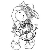 Princes &amp; Princesses Cling Stamp-Beanstalk Tilda