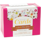 Box Of Patterned Cards With Envelopes-Harmony