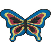 Tees & Novelties Patches For Everyone Iron-On Appliques-Butterfly A Wholesale Bulk