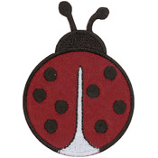 Tees & Novelties Patches For Everyone Iron-On Appliques-Ladybug 1/P Wholesale Bulk