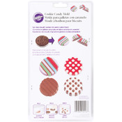 Cookie Candy Mold-Dot Stripe 6 Cavity