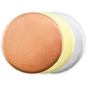 Stamping Blank Circle 1" 2/Pkg-Brass