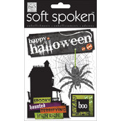 Soft Spoken Themed Embellishments-Halloween Spider