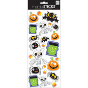 Puffy Stickers 5.5"X12" Sheet-Halloween-Characters