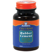 Elmers Craft Bond Rubber Cement-4 Ounces