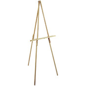 Natural Wood Floor Easel-65" High