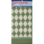 Decor Bandannas 22"X22"-Diamond Sage