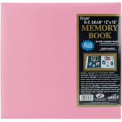 Pastel Leatherette Postbound Album 12"X12"-Light P