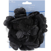Sheer Flower 5"-Black