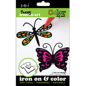 Color My Own Iron-On Art-Butterfly