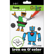 Color My Own Iron-On Art-Robots
