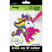 Color My Own Iron-On Art-Unicorn